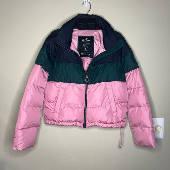 Hollister Puffer Collection Jacket Coat - Picture 4 of 7